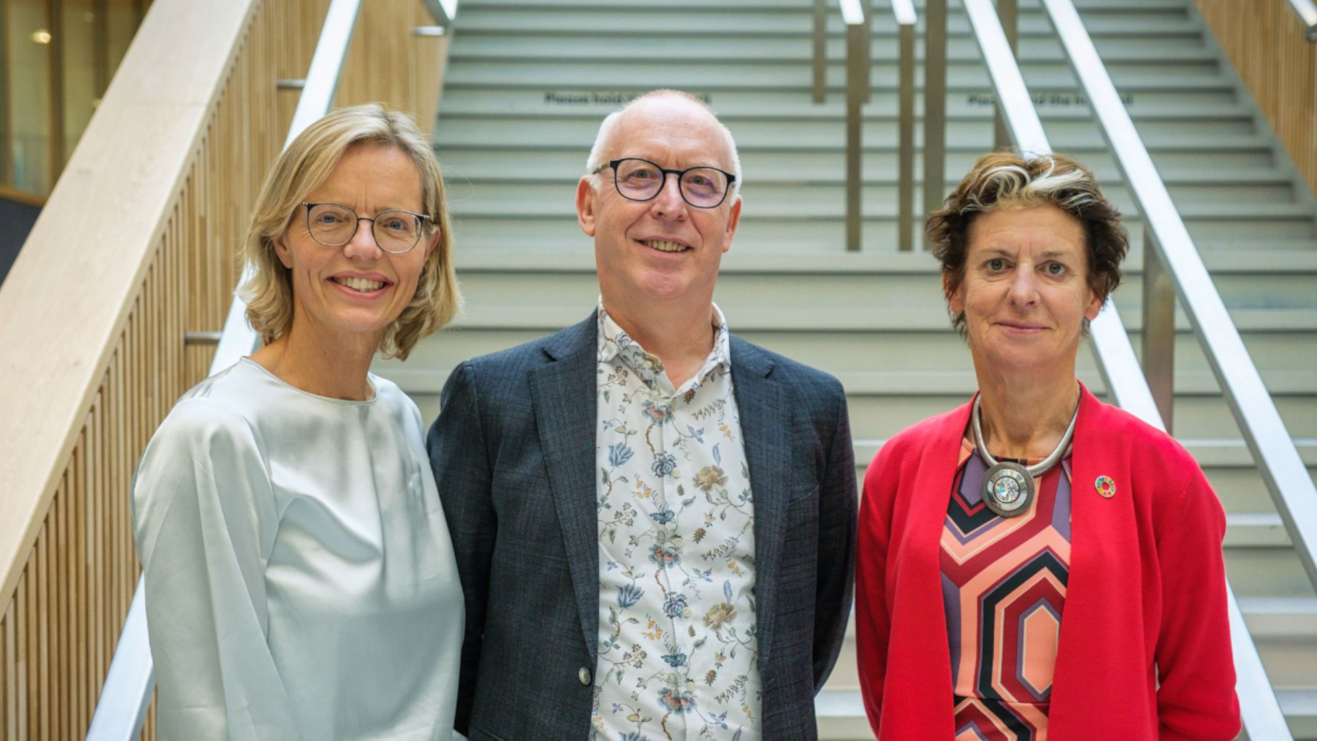Manfred Aben, Industry representative and chairman, depicted together with Marian Geluk, Executive director (left) and Gerda Verburg, Non-Executive director (right)