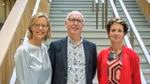 Manfred Aben, Industry representative and chairman, depicted together with Marian Geluk, Executive director (left) and Gerda Verburg, Non-Executive director (right)