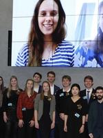 Top students at the Unilever Research Prizes 2022 ceremony.